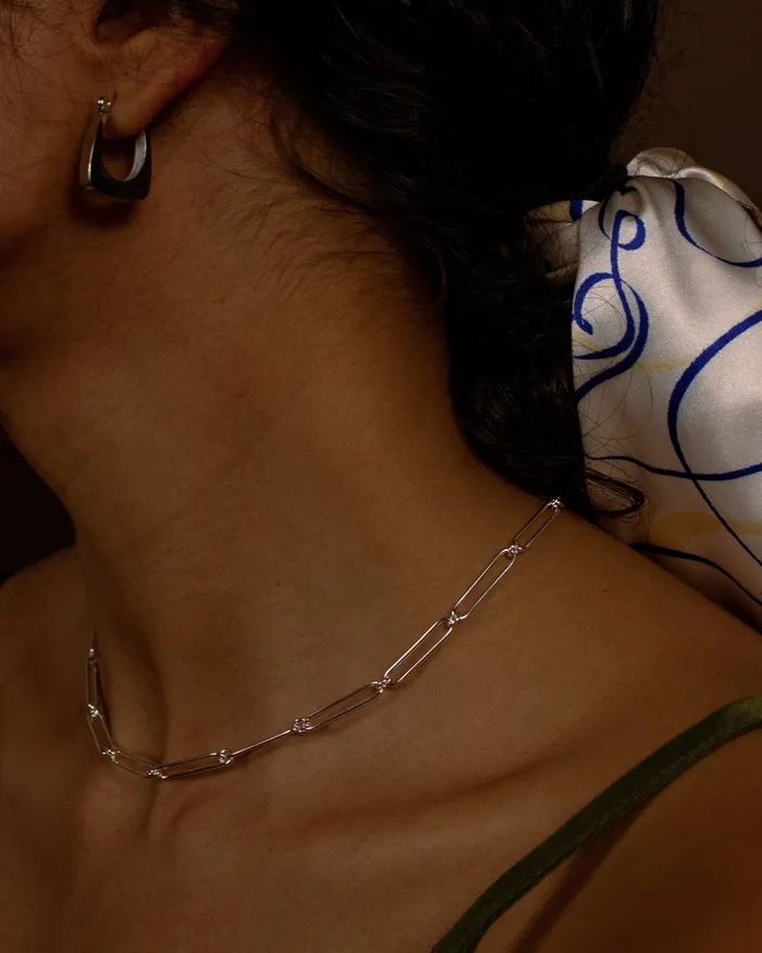 Necklaces MYJN Faye Paper Clip Chain Link Choker