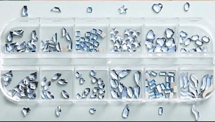 Necklaces Resin Art Hub Ocean Blue Colored Rhinestone for Resin Art