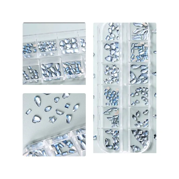 Necklaces Resin Art Hub Ocean Blue Colored Rhinestone for Resin Art
