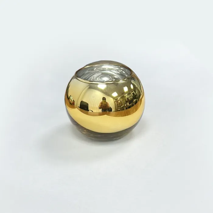 Necklaces Resinarthub Glass Candle Jar for Candle Making Gold Silver 2 variants