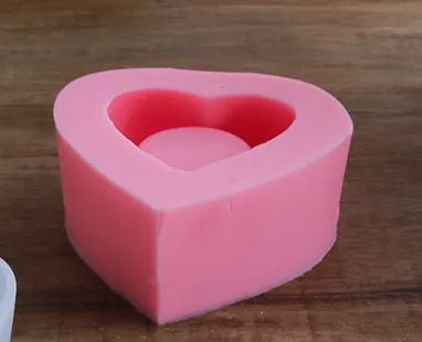 Necklaces Resinarthub Heart Shape Candle Holder for Jesmonite Art