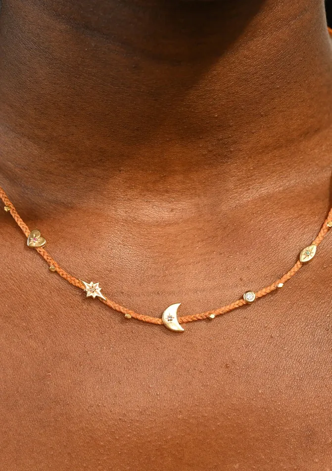 Necklaces Scosha Celestial Charms Necklace