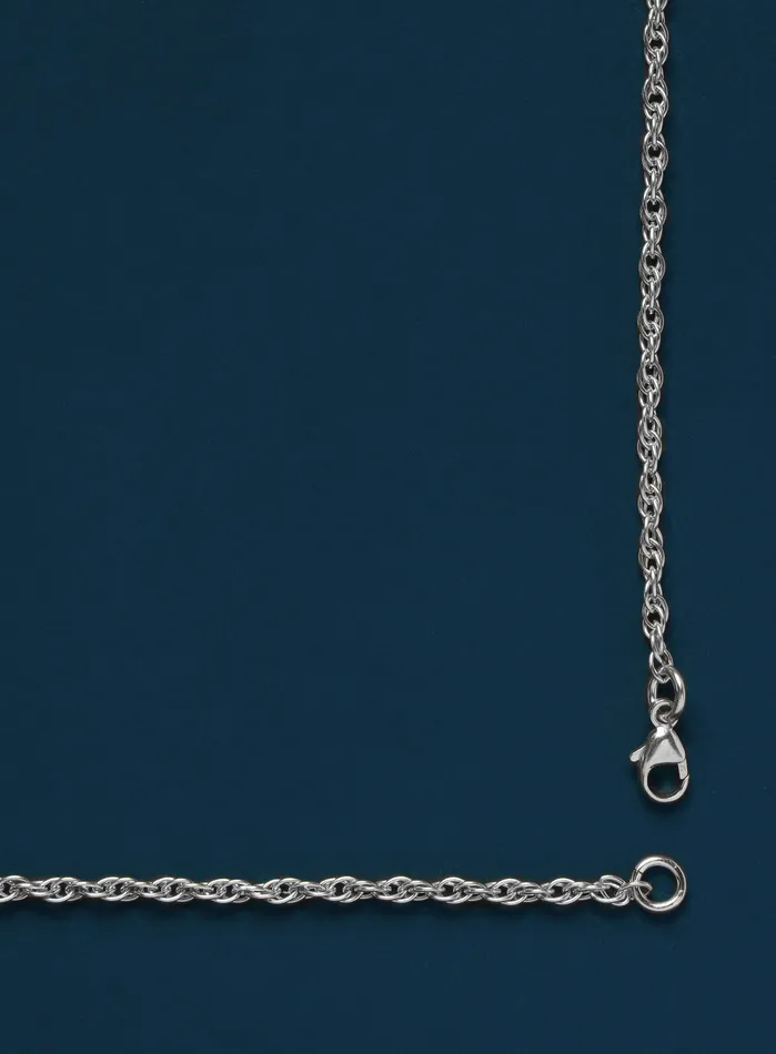 Necklaces WE ARE ALL SMITH Mens Jewelry Clothing Sterling Silver Rope Chain Necklace for Men