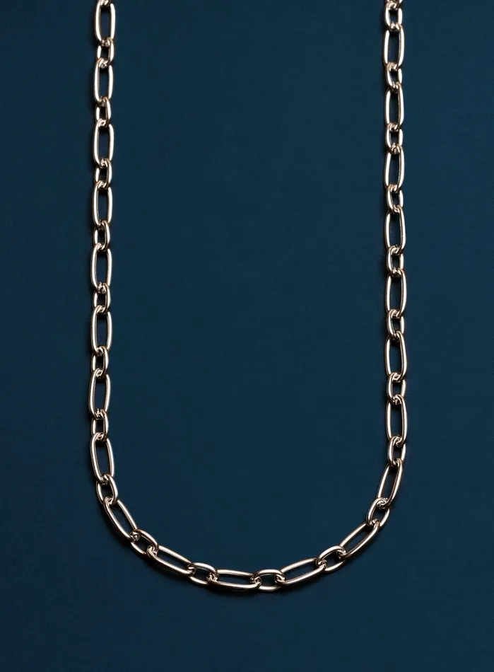 Necklaces WE ARE ALL SMITH Waterproof aStainless Steel Chain 4mm 1 to 1 Cable Chain