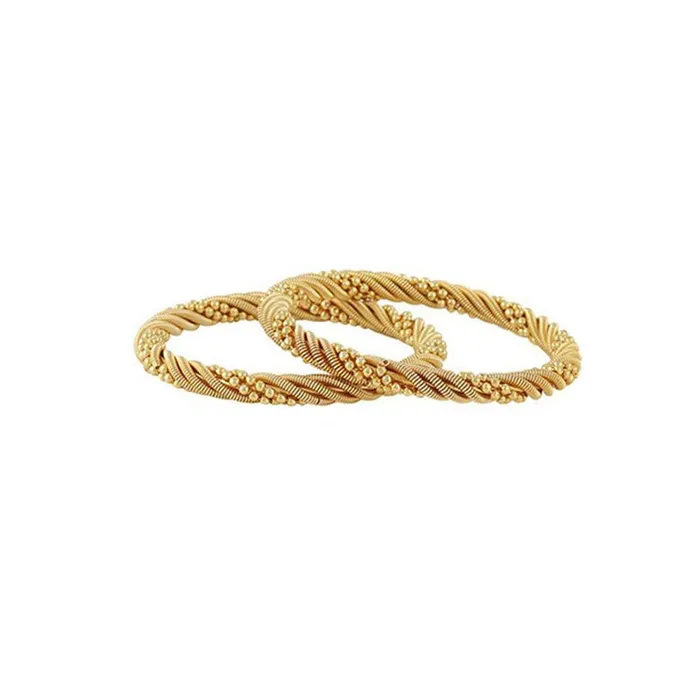 Necklaces Yellow Chimes 2 PCS Exclusive Delicate Plain Antique Gold Plated Traditional Bangles For Women And Girls 28 Yellow Chimes Necklaces Yellow Chimes 2 PCS Exclusive Delicate Plain Antique Gold Plated Traditional Bangles For Women And Girls 28 Yellow Chimes