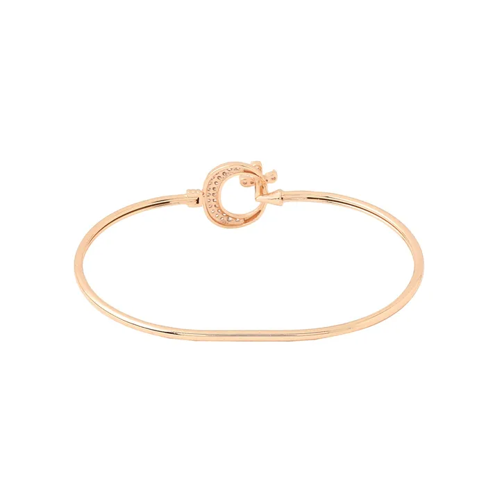 Necklaces Yellow Chimes Yellow Chimes Bracelet for Women and Girls Crystal Bracelets for Girls Rose Gold Plated Floral Designed Crystal Bracelet Birthday Gift For girls and women Anniversary Gift for Wife