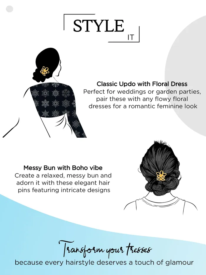Necklaces Yellow Chimes Yellow Chimes Claw Clips for Women Hair Clutches for Women Hair Accessories For Women Set of 3 Pcs Claw Clip Golden Clutchers for Hair Clutcher for women and Girls Gift for Women Girls