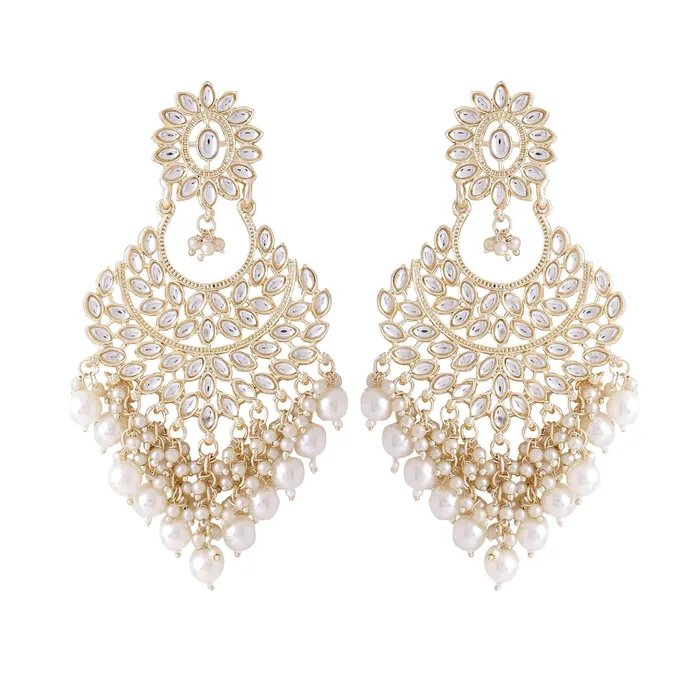 Necklaces Yellow Chimes Yellow Chimes Earrings for Women and Girls Kundans Chandbali Gold Plated Kundan Studded White Beads Drop Earrings Birthday Gift for girls and women Anniversary Gift for Wife Necklaces Yellow Chimes Yellow Chimes Earrings for Women and Girls Kundans Chandbali Gold Plated Kundan Studded White Beads Drop Earrings Birthday Gift for girls and women Anniversary Gift for Wife