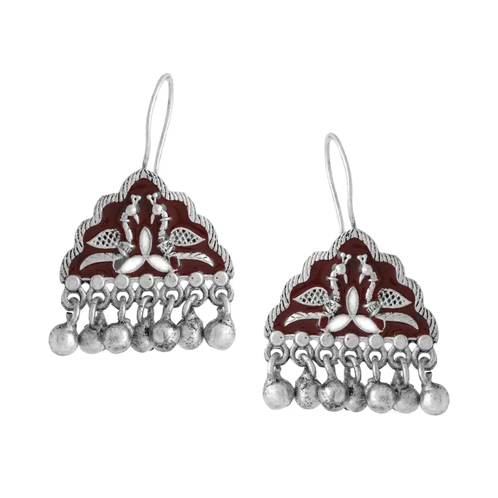 Necklaces Yellow Chimes Yellow Chimes Earrings for Women and Girls Meenakari Drop Earrings Silver Tone Maroon Meenakari Drop Earrings Birthday Gift for girls and women Anniversary Gift for Wife Necklaces Yellow Chimes Yellow Chimes Earrings for Women and Girls Meenakari Drop Earrings Silver Tone Maroon Meenakari Drop Earrings Birthday Gift for girls and women Anniversary Gift for Wife