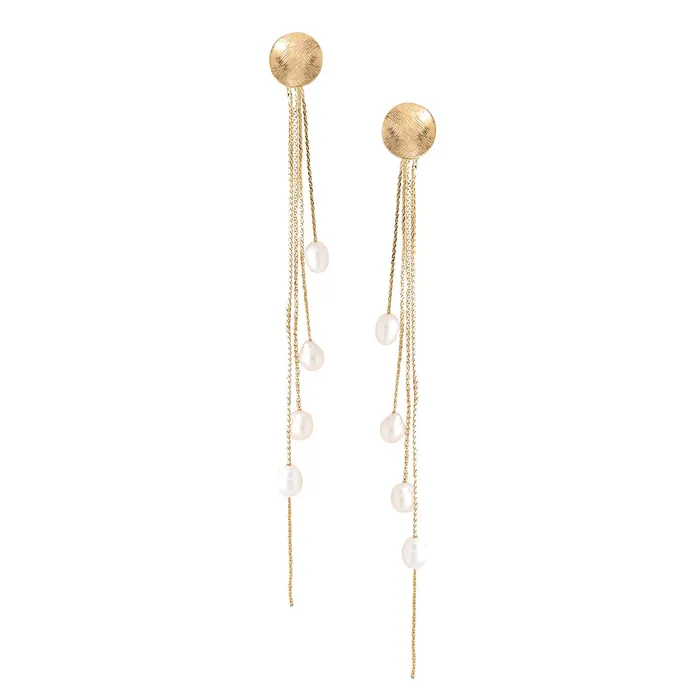 Necklaces Yellow Chimes Yellow Chimes Earrings For Women Gold Tone Clip On Stud With Long Tassel Chain Pearl Drop Hanging Dangler Earrings For Women and Girls Necklaces Yellow Chimes Yellow Chimes Earrings For Women Gold Tone Clip On Stud With Long Tassel Chain Pearl Drop Hanging Dangler Earrings For Women and Girls