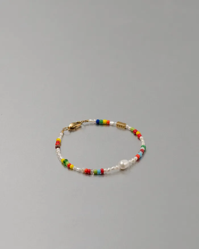 Niji Multicolor Beaded Baroque Pearl Bracelet CUN Bracelets