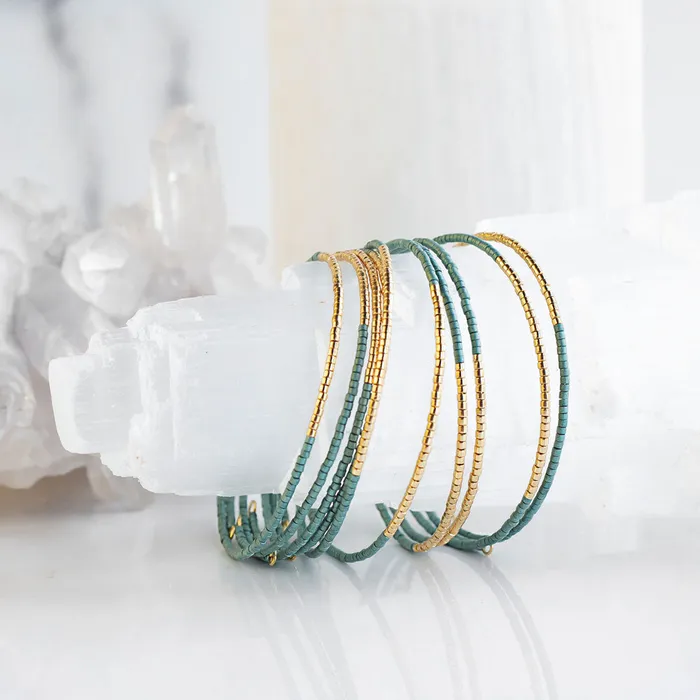 Norah Bangle Trkis Lenny Eva Lenny Eva Bracelets