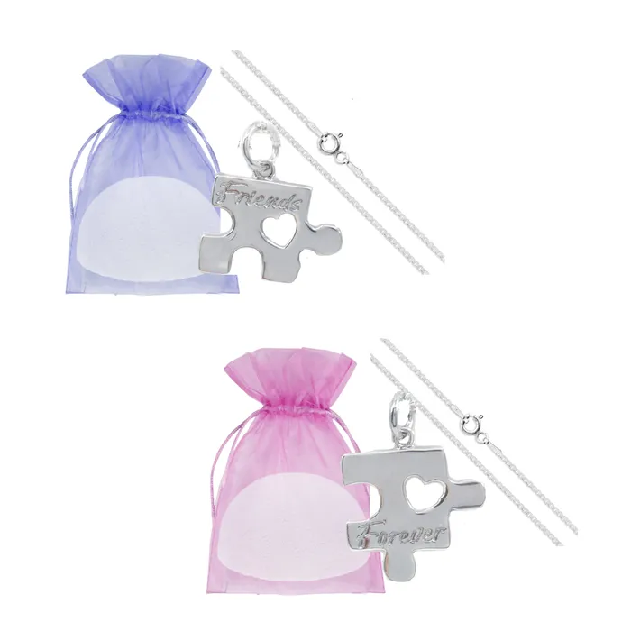 Pendant Bomb Best Friends 925 Sterling Silver Rhodium Coated 2 Bombs in 1 BATH0021BESTFRIEND Necklaces Pendant Bomb Best Friends 925 Sterling Silver Rhodium Coated 2 Bombs in 1 BATH0021BESTFRIEND Necklaces