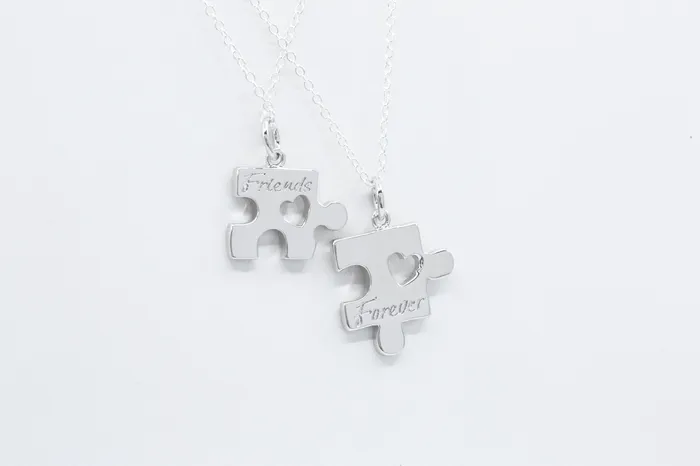Pendant Bomb Best Friends 925 Sterling Silver Rhodium Coated 2 Bombs in 1 BATH0021BESTFRIEND Necklaces