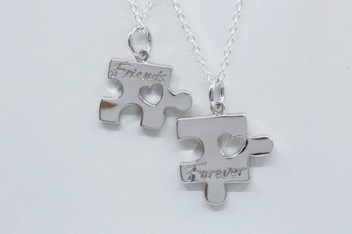 Pendant Bomb Best Friends 925 Sterling Silver Rhodium Coated 2 Bombs in 1 BATH0021BESTFRIEND Necklaces