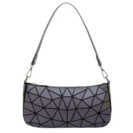 PU0014 Necklaces Flash Purse Cross Body Purse Geometric Holographic