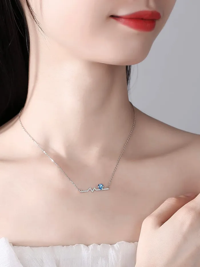 Raajsi by Yellow Chimes 925 Sterling Silver Necklace for Women and Girls Pure Silver Pendant Chain Birthday Gift for Girls Women With Certificate of Authenticity and 925 Stamp Yellow Chimes Earrings
