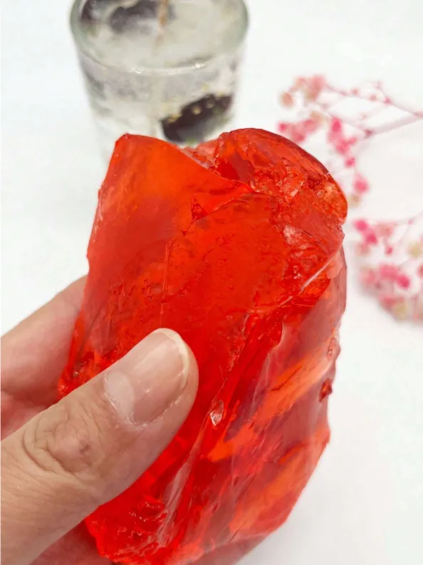 Red Color Jelly Wax for Candle Making RESIN ART HUB Necklaces