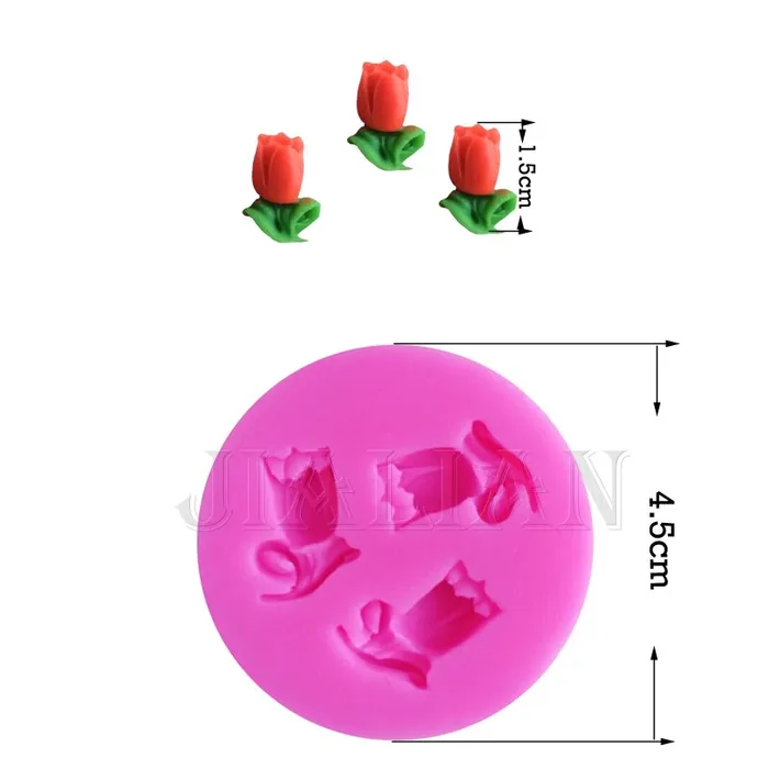 Resin Art Hub Earrings Flower Mould