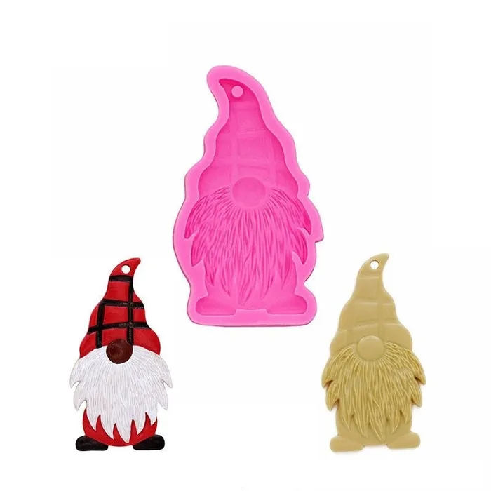 Resin Art Hub Earrings Keychain Silicone Mould