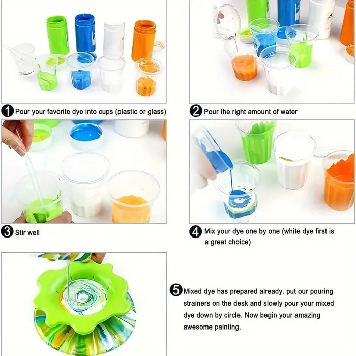 RESIN ART HUB Necklaces Fluid Pouring Cup for Art Craft