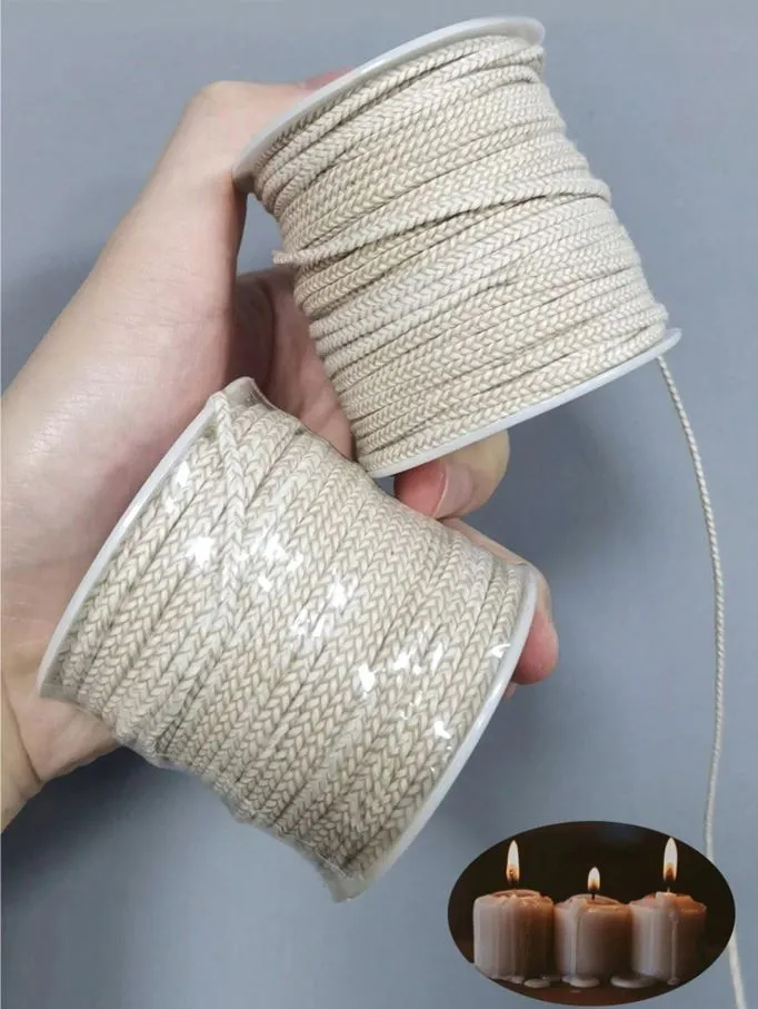 Resin Art Hub Necklaces Smokeless Candle Wick Roll for Candle Making