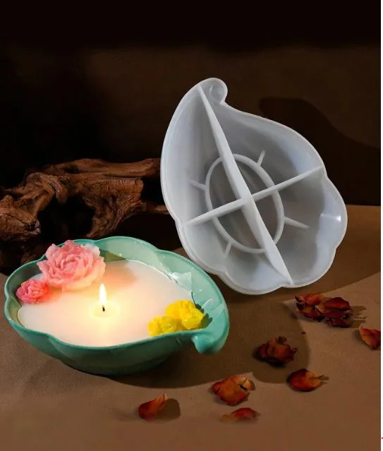Resinarthub Cloud Storage Silicone Mold for Jesmonite Art Necklaces