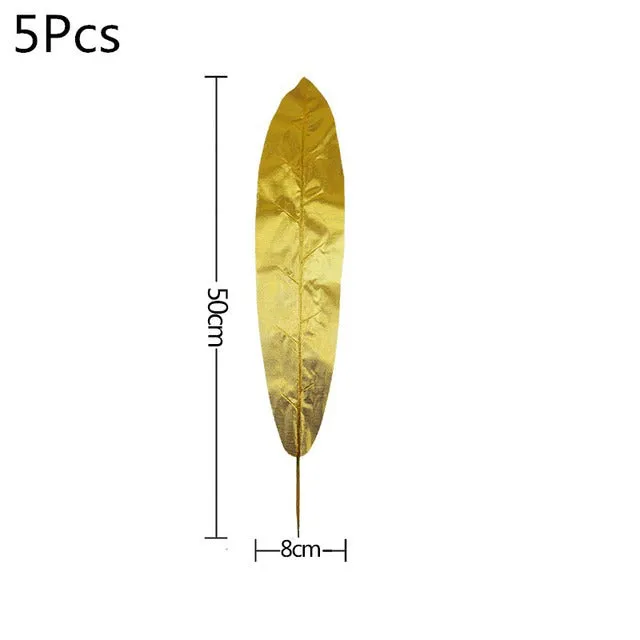 Resinarthub Decorative Golden Leaf Necklaces