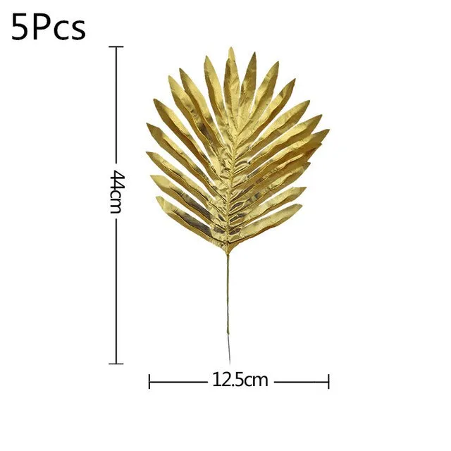 Resinarthub Decorative Golden Leaf Necklaces