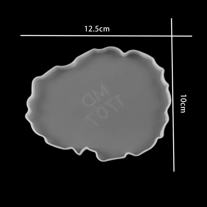 Resinarthub Earrings Irregular Coaster Silicone Mold