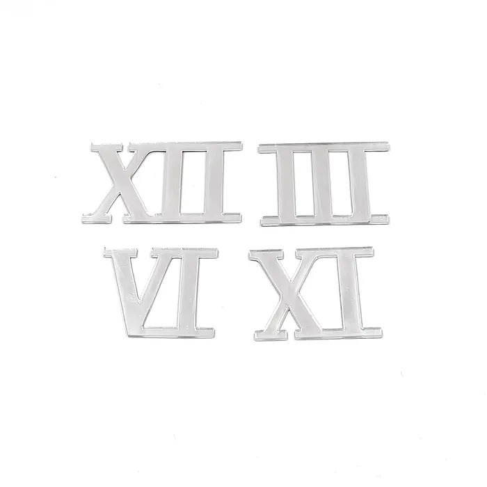 Resinarthub Rings Acrylic Clock Accessories Silver 14 variants Resinarthub Rings Acrylic Clock Accessories Silver 14 variants