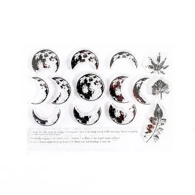 Resinarthub Transparent Rubber Stamp Multi Design for Jesmonite Art Necklaces
