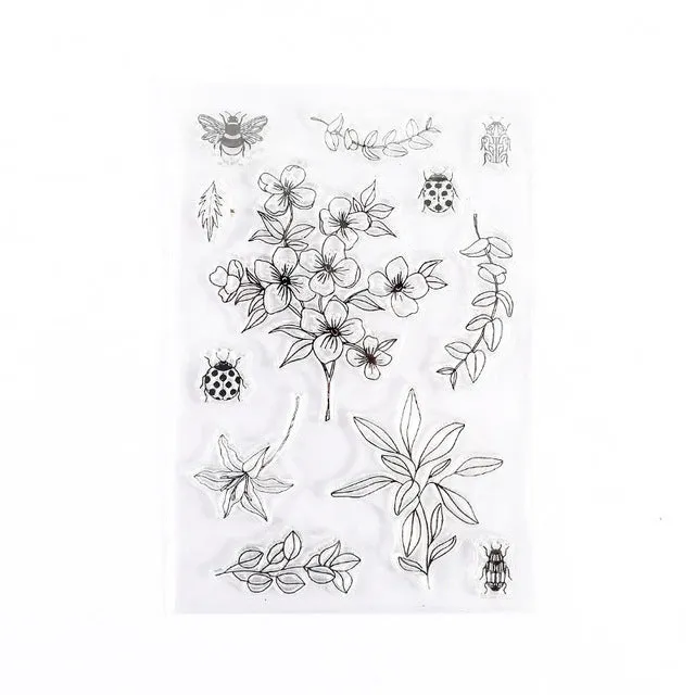 Resinarthub Transparent Rubber Stamp Multi Design for Jesmonite Art Necklaces