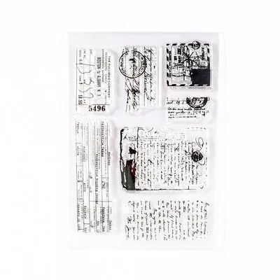 Resinarthub Transparent Rubber Stamp Multi Design for Jesmonite Art Necklaces