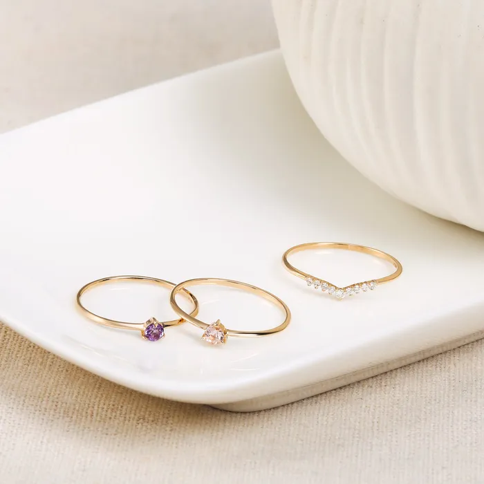 Rings AURELIE GI BLOSSOM Morganite Solitaire Ring