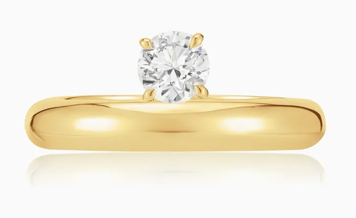 Rings Carbon Hyde Floating Diamond Ring