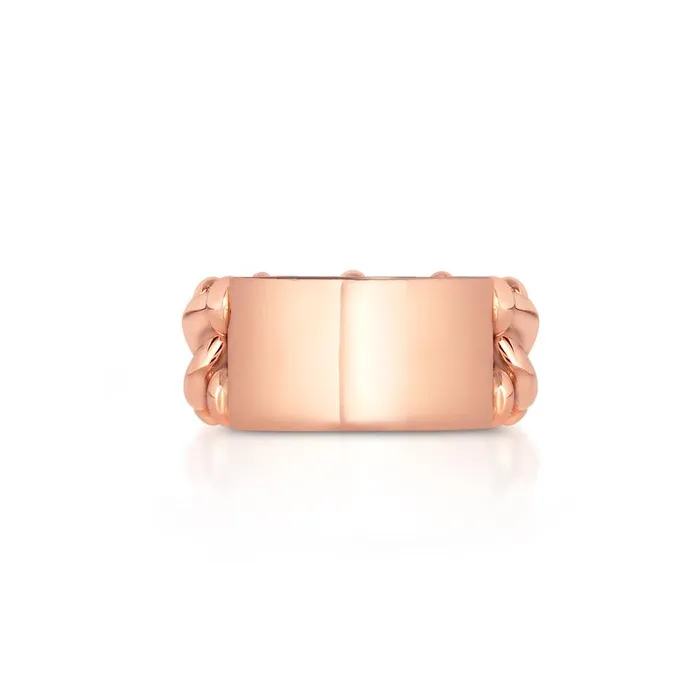 Rings ID Chain Link Ring Carbon Hyde