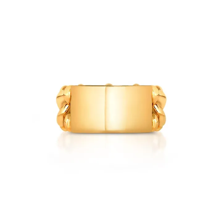 Rings ID Chain Link Ring Carbon Hyde Rings ID Chain Link Ring Carbon Hyde