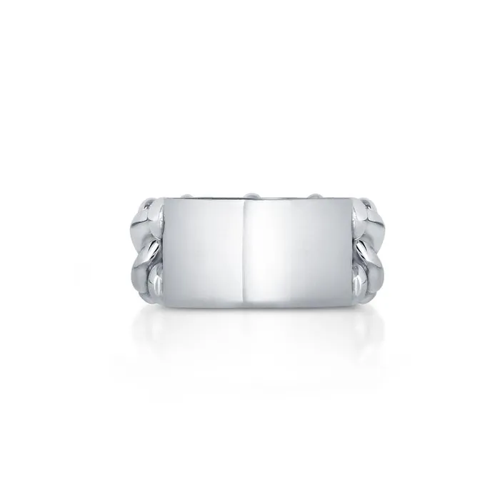 Rings ID Chain Link Ring Carbon Hyde Rings ID Chain Link Ring Carbon Hyde