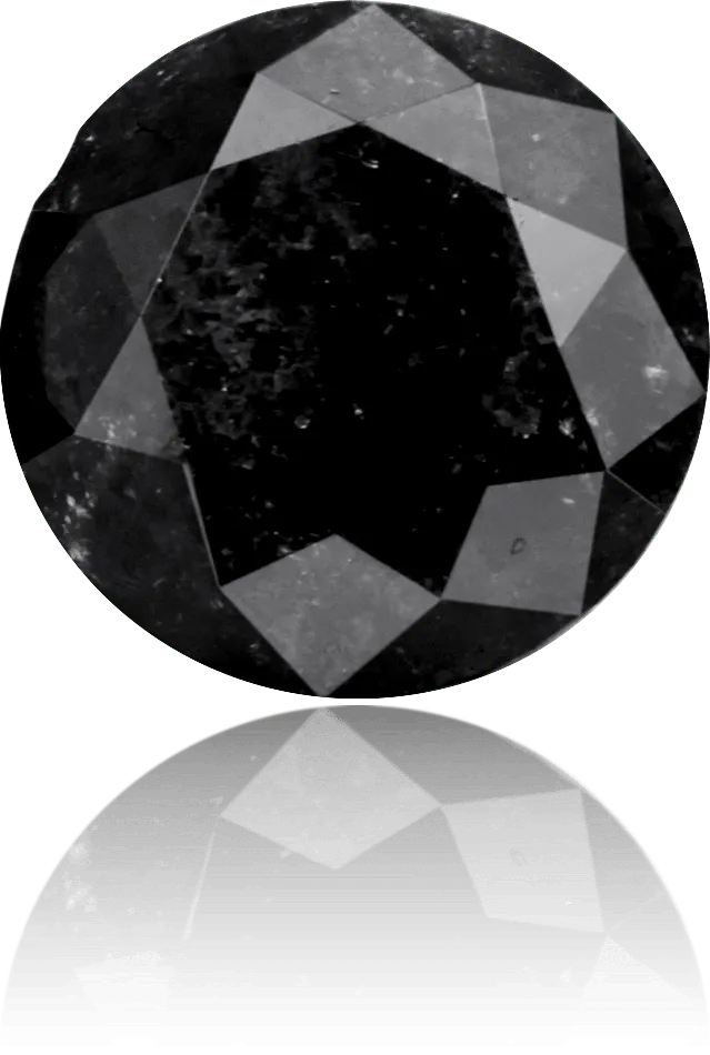 Rings Langerman Diamonds Natural Black Diamond Round 479 ct Polished