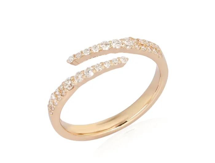 Rings Millo Jewelry DIAMOND COIL WRAP RING