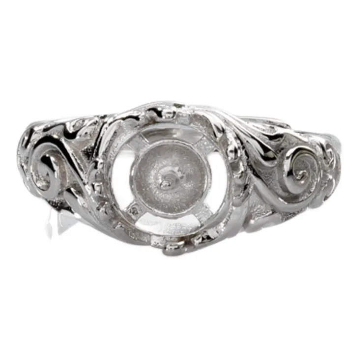 Rings MRAST020 DIY Mount Adjustable Ring 925 Sterling Silver Antique Rhinestone Rings MRAST020 DIY Mount Adjustable Ring 925 Sterling Silver Antique Rhinestone