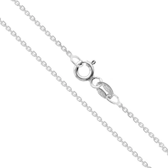 Rings NRSTR Chain Rolo 925 Sterling Silver Rhodium Coated