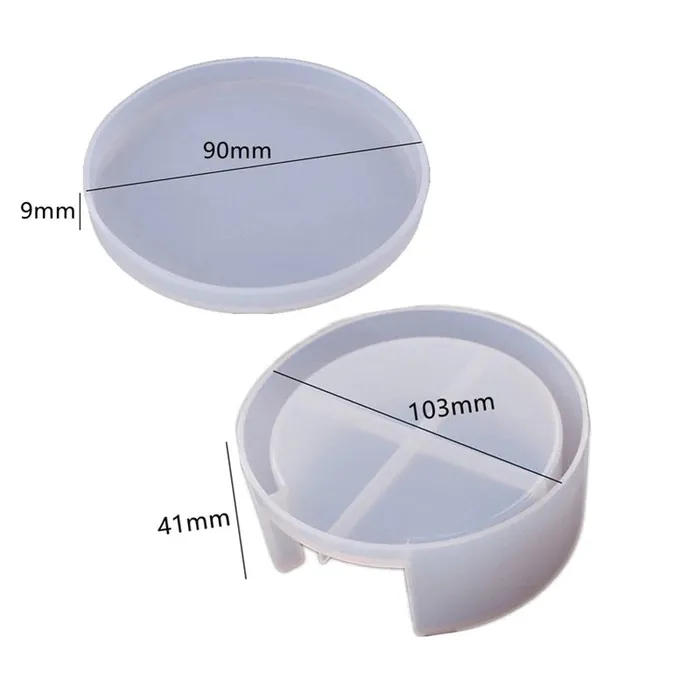 Rings Resinarthub Coaster Organizer Set with Coaster Mold