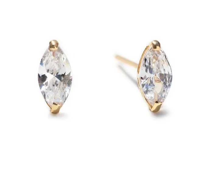 Rings Small Solitaire Diamond Studs Alev