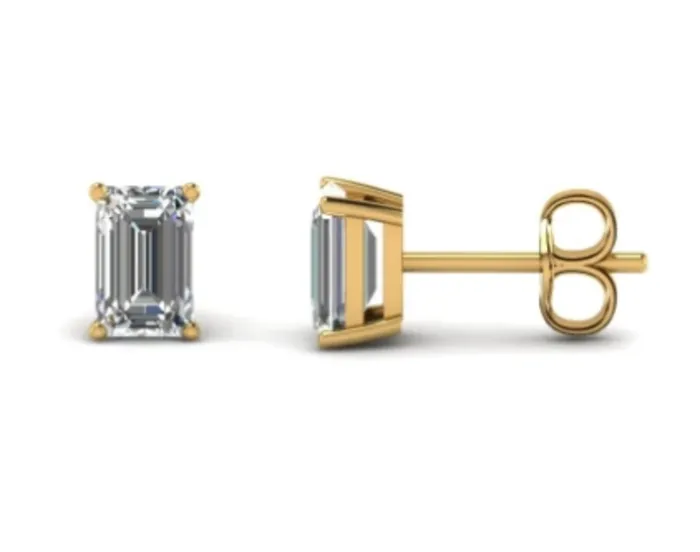 Rings Small Solitaire Diamond Studs Alev