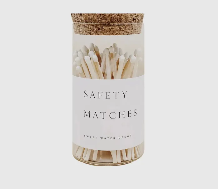 Rings Sweet Water Decor White Tip Medium Hearth Matches
