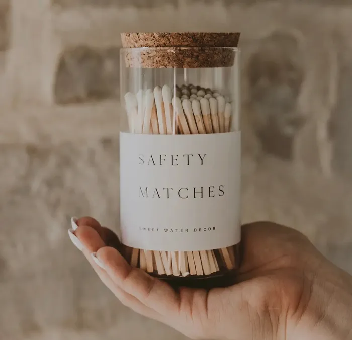 Rings Sweet Water Decor White Tip Medium Hearth Matches