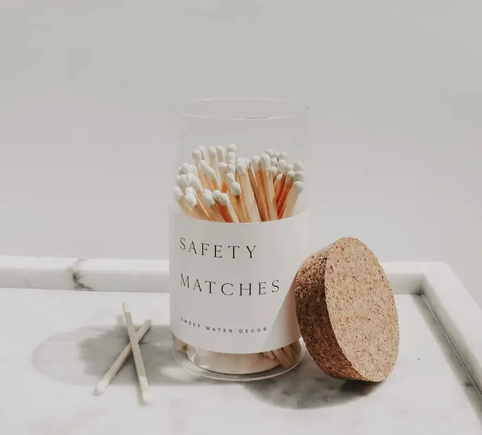 Rings Sweet Water Decor White Tip Medium Hearth Matches