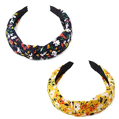 Rings Yellow Chimes Kairangi Hair Band for Women Girls 2 Pcs Headband for Women Knot Fabric Hair Band for Girls Twist Turban Headband Cross Knot Hair Bands Elastic Rings Yellow Chimes Kairangi Hair Band for Women Girls 2 Pcs Headband for Women Knot Fabric Hair Band for Girls Twist Turban Headband Cross Knot Hair Bands Elastic
